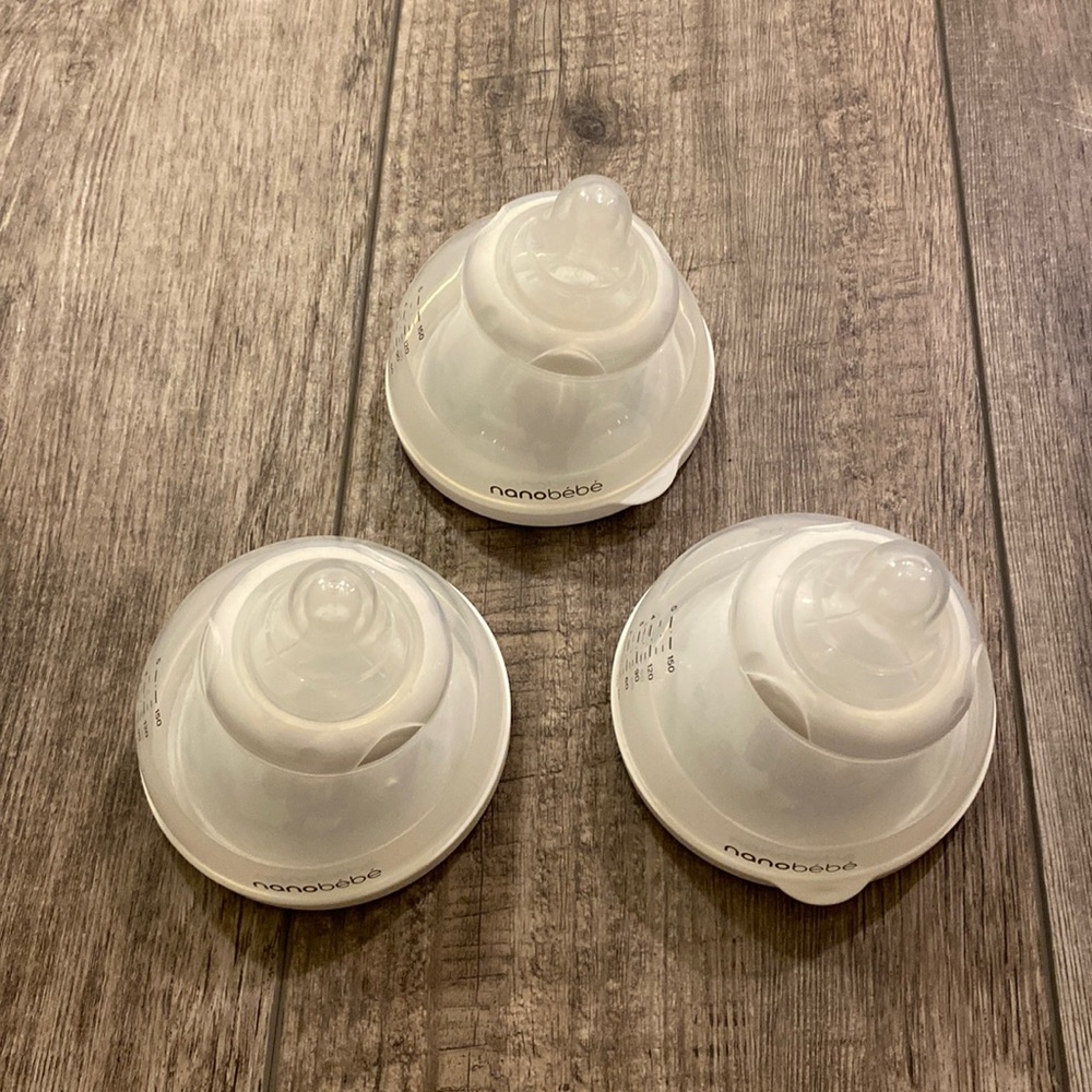 Nanobebe breast bottles (3). Brand New just out of box.